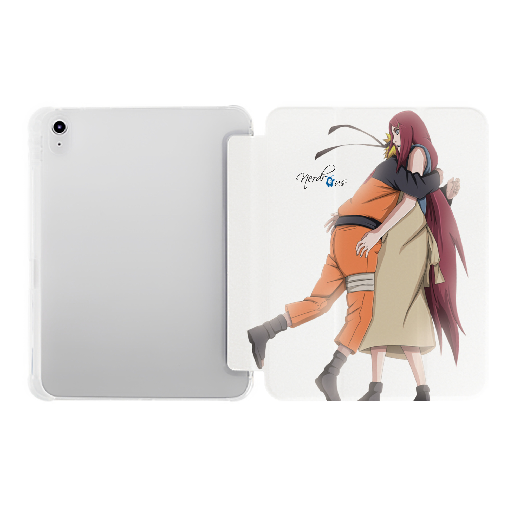 （画像用） NARUTO -ナルト- うずまき ナルト Uzumaki Naruto IPad ケース ペン収納付き 三つ折りスタンド PUレザー×シリコン 対応機種9.5/10.5/10.9インチ